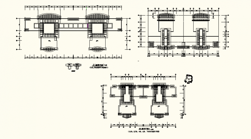 Chamber detail plan view detail elevation dwg file