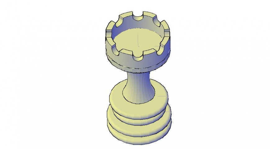 Cheese game holder 3 d modal autocad file