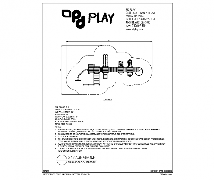 Chenals lake garden plan view with landscaping details dwg file