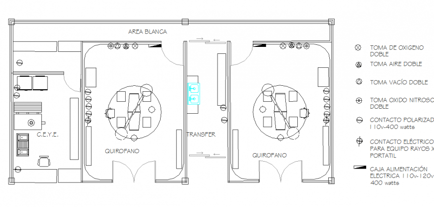 Children Clinic Architecture Plan Lay-out detail in DWG file