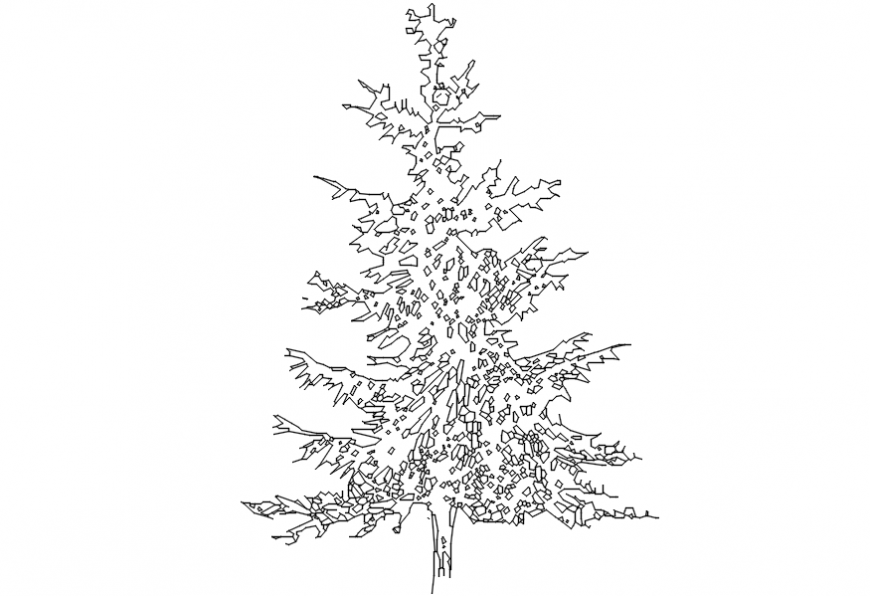 Christmas tree file elevation
