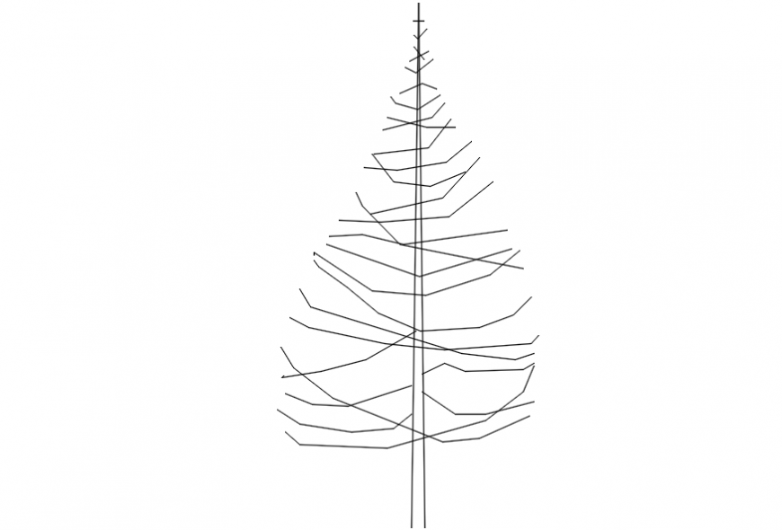 Christmas trees  2d model file