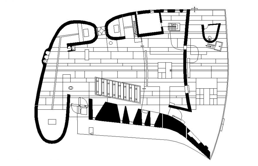Church Design Architectural Plan Lay-out