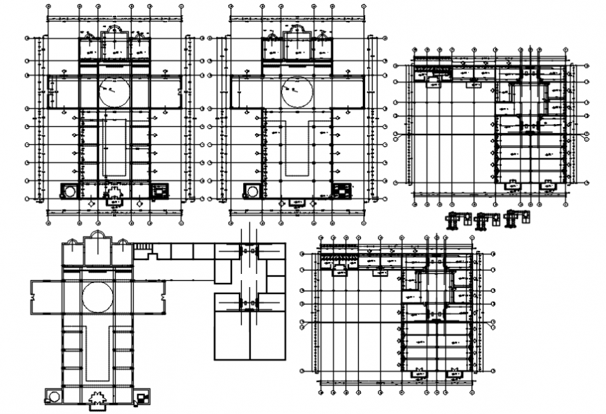 Church plan in AutoCAD file