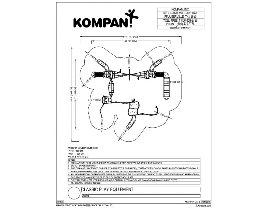 Circue plastic stair slide play equipment details of garden dwg file