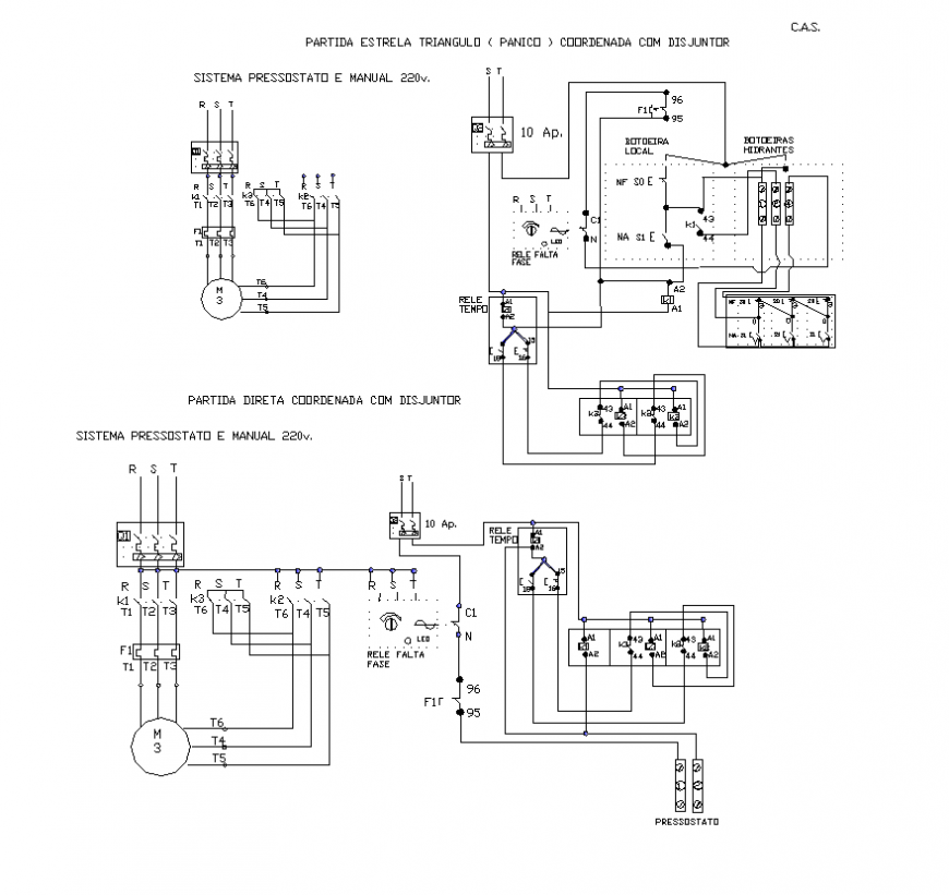 Circuit flow diagram detail elevation 2d view layout dwg file