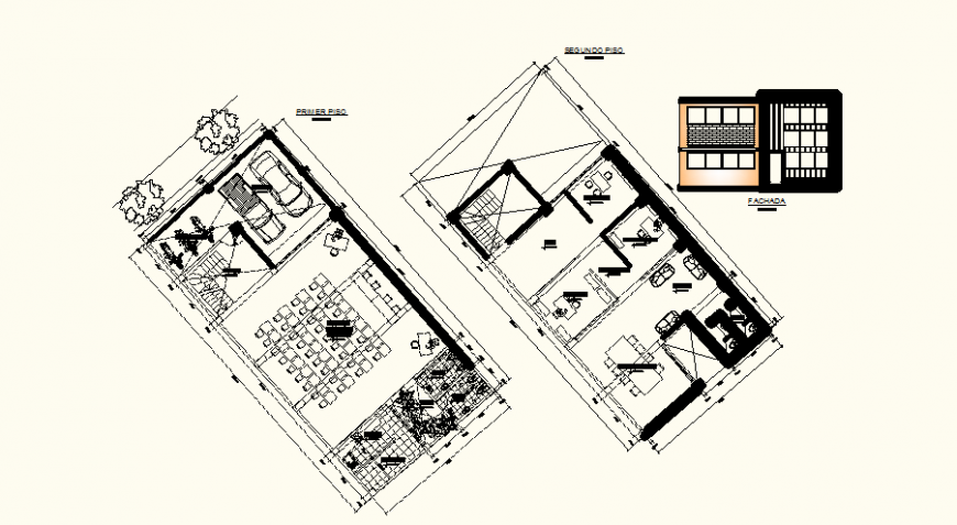 City auditorium area floor plan with elevation dwg file