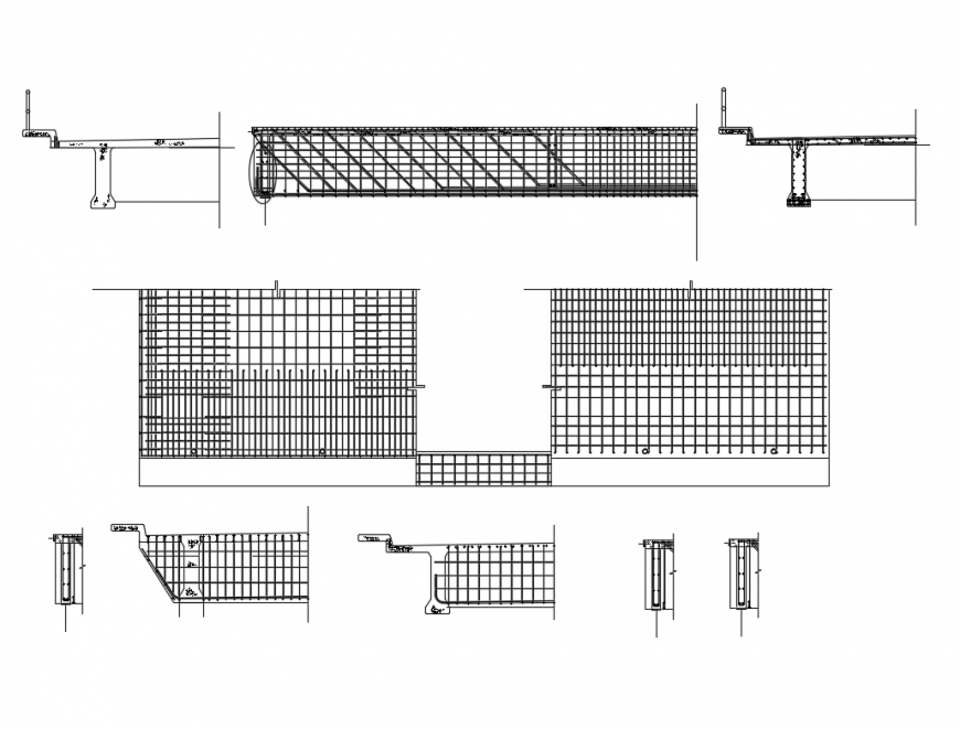 City bridge constructive details dwg file