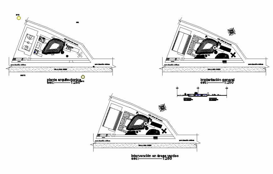 City park detail 2d view layout elevation and plan layout file in dwg format