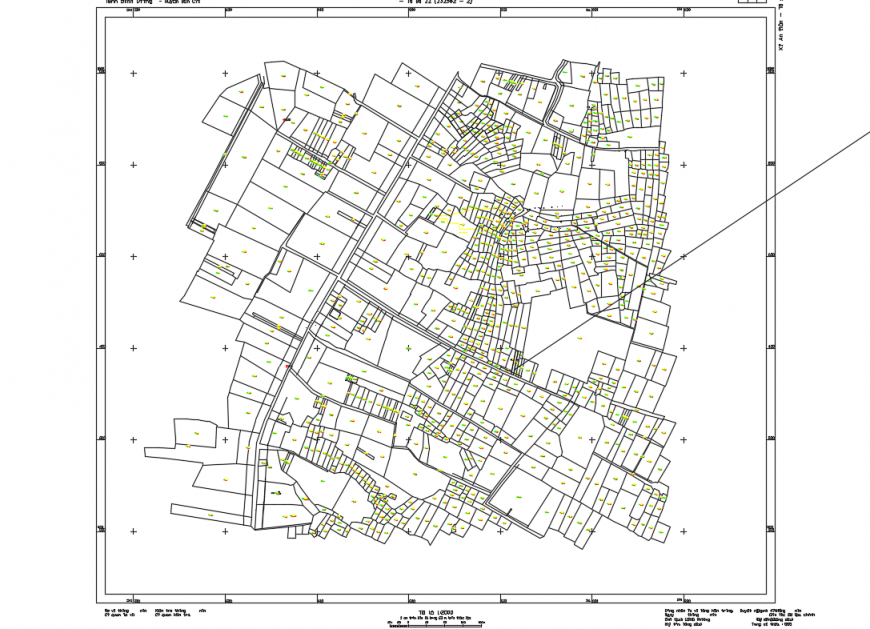 City Planing Drawing detail in DWG file, 