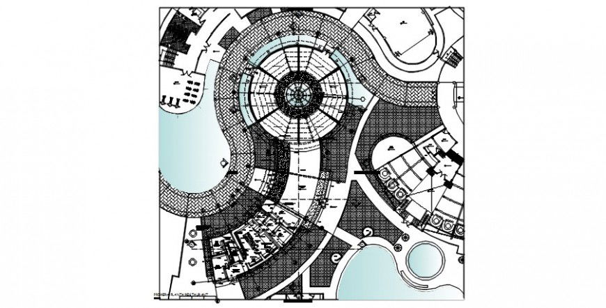 Classic theme restaurant distribution plan cad drawing details dwg file