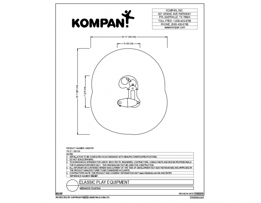 Classical kids play equipment of local garden dwg file