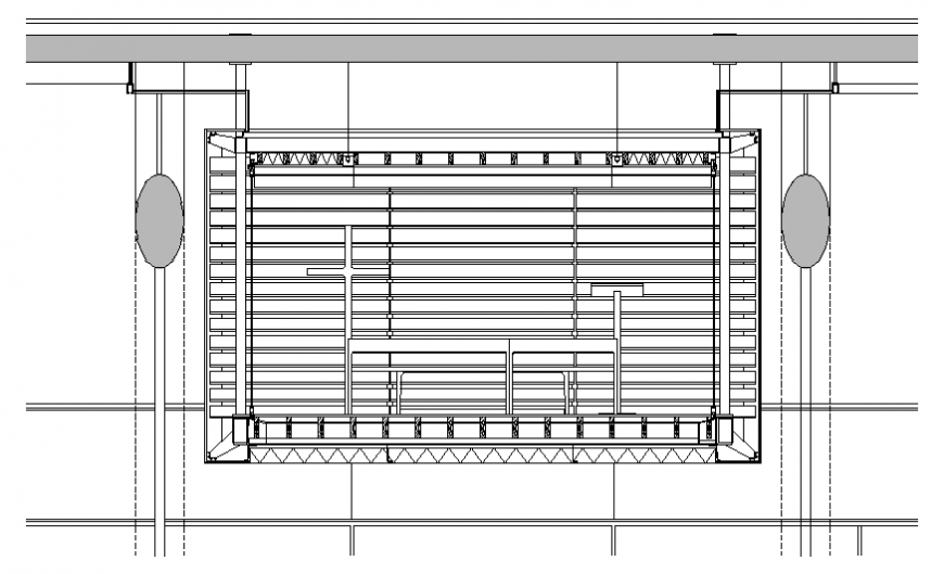 Classroom planning detail autocad file