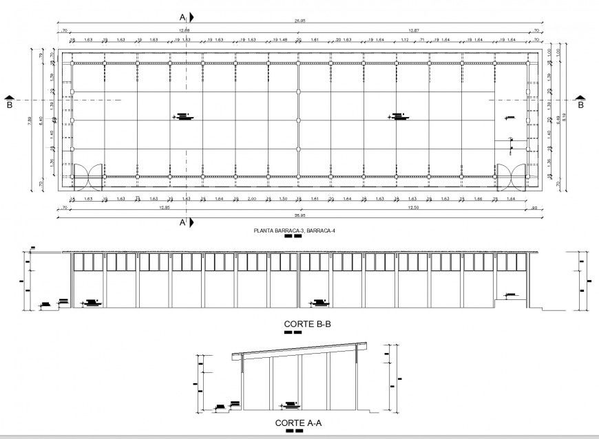 Classrooms barracks natuniv of program plan and section layout file