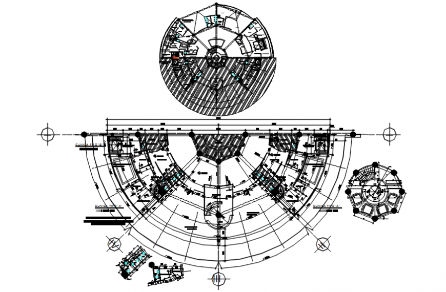 Clinic Type A of third floor plan in AutoCAD file