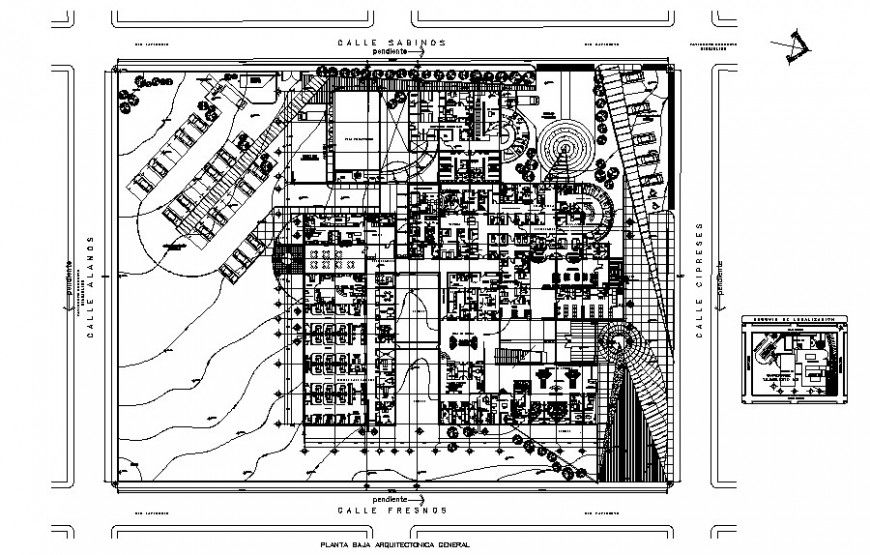Co-operative building drawings detail 2d view autocad file