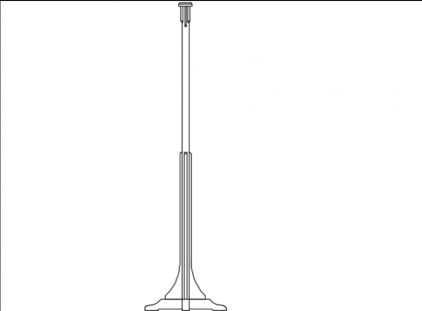 Coat holder stand dwg file
