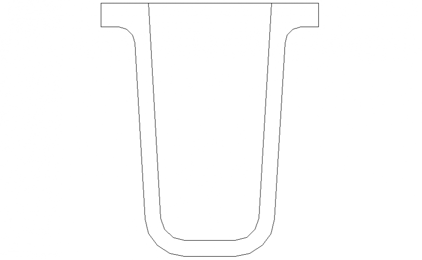Coil pit detail drawing in dwg file.