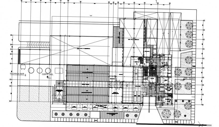 Cold storage warehouse distribution plan cad drawing details dwg file