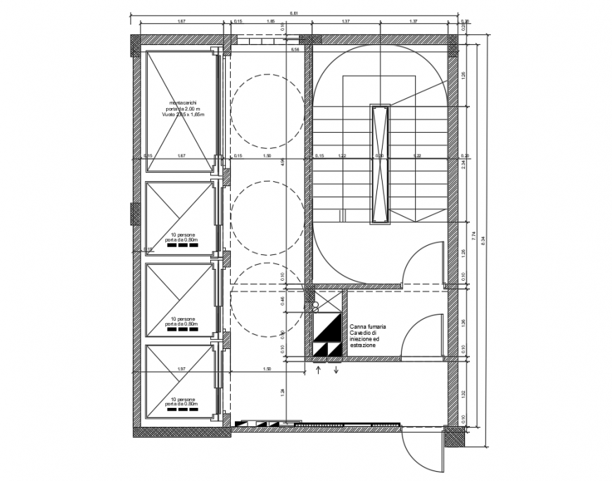 College classroom layout plan cad drawing details dwg file