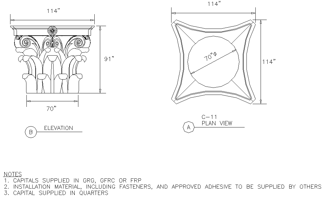 column capital detail