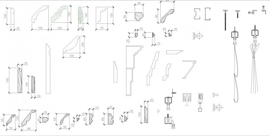 Column corner design detail