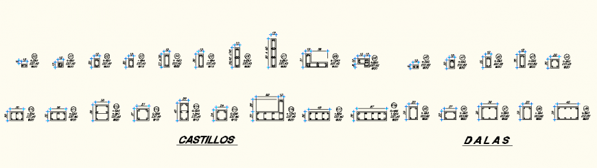 Column detail reinforcement layout file