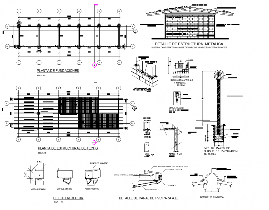 Column foundation detail drawing in dwg AutoCAD file.