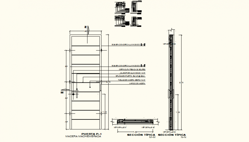 Column section detail elevation and plan dwg file