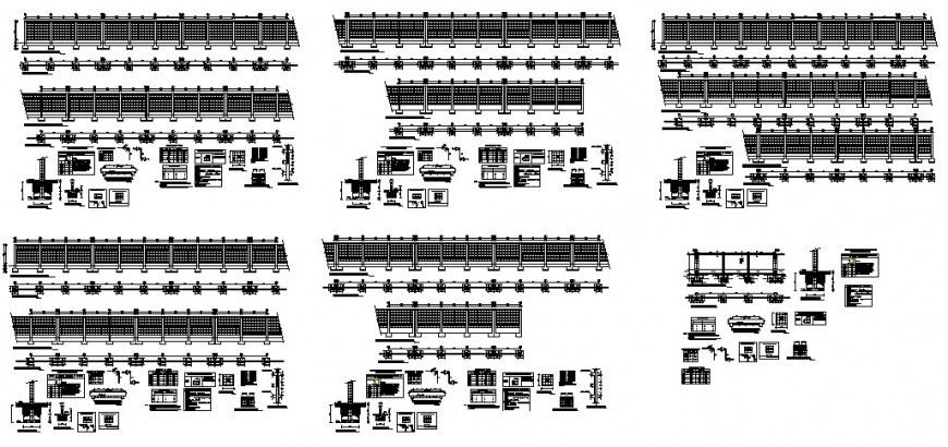 Column structural block detail 2d view CAD constructuon unit autocad file