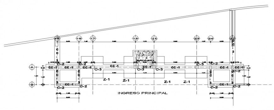 Column structure drawings detials 2d view autocad software file
