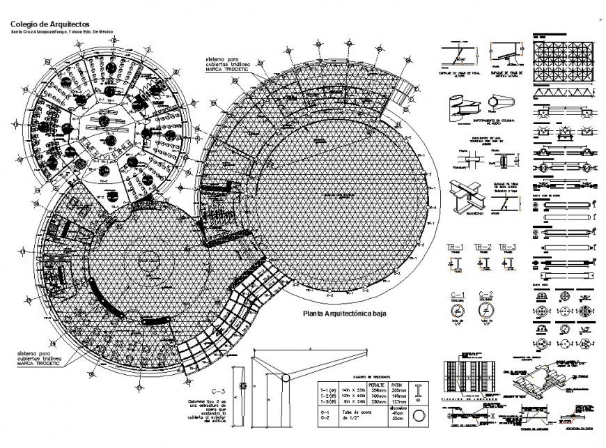 Commerce building area 2d view detail CAD structural block layout autocad file