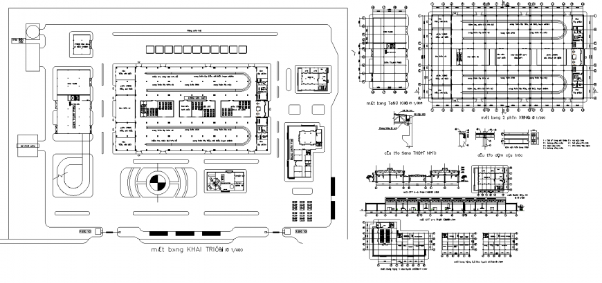 Commerce building detail layout autocad file
