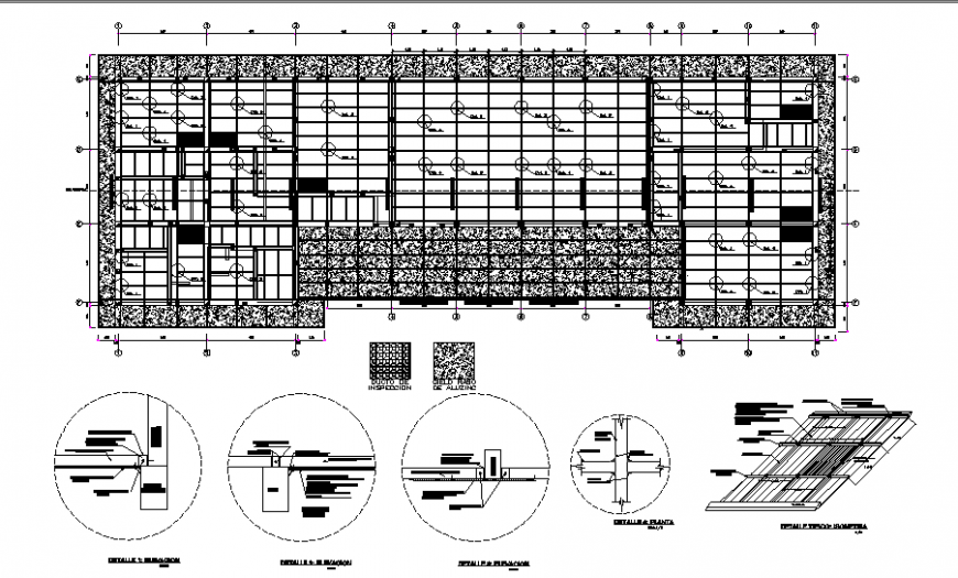 Commercial building Beam plan and section layout file