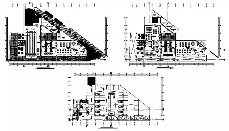 Commercial building drawings work floor plan details autocad file