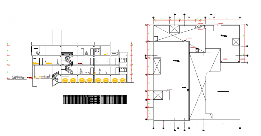 Commercial Complex All FLoor Elevation Design