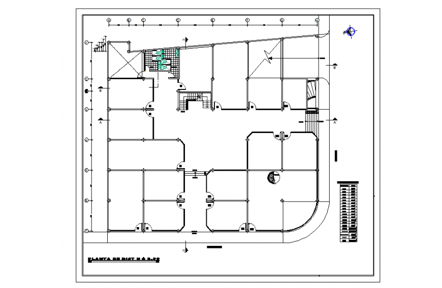 Commercial Complex Lay-out detail