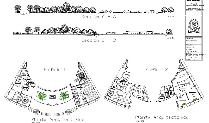 Commercial complex top view plan in dwg AutoCAD file.