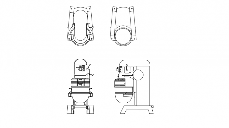 Commerical food mixer file