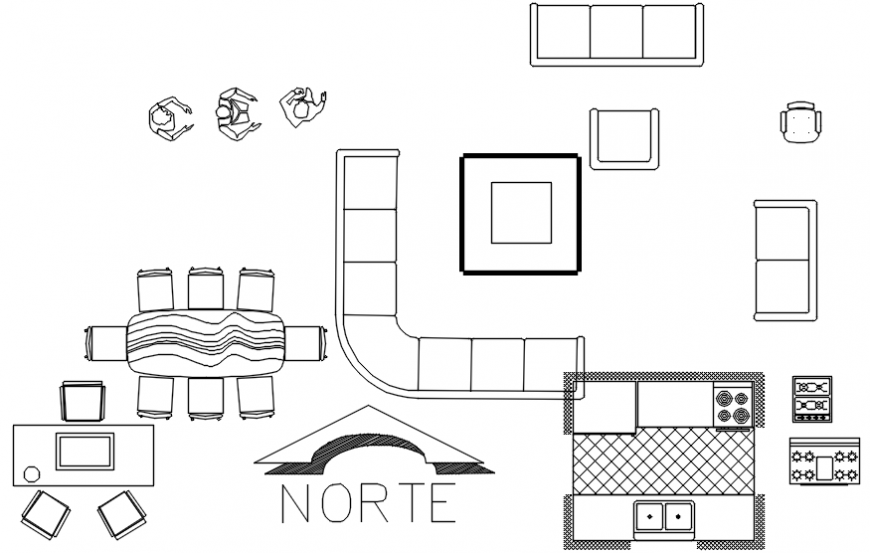Common 2d furniture elevation blocks cad drawing details dwg file