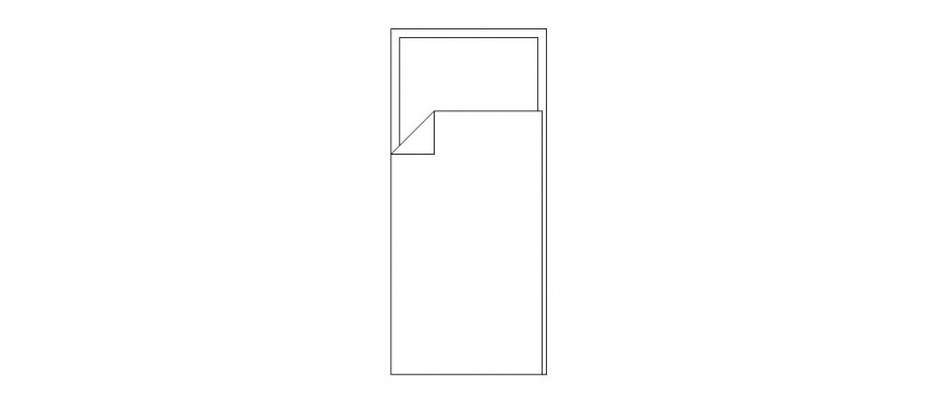 Common bed elevation block drawing details dwg file