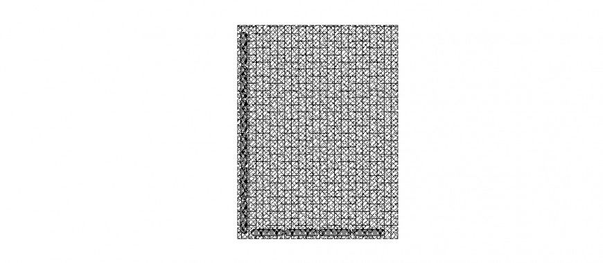 Common carpet elevation 2d block drawing details dwg file