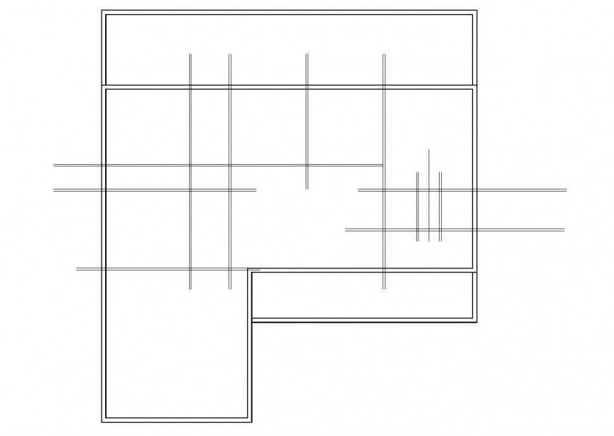Common floor framing structure of house cad drawing details dwg file