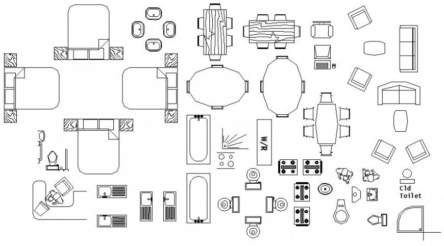 Common house door elevation blocks cad drawing details dwg file