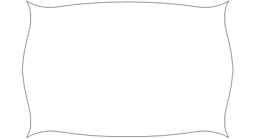 Common pillow elevation block cad drawing details dwg file