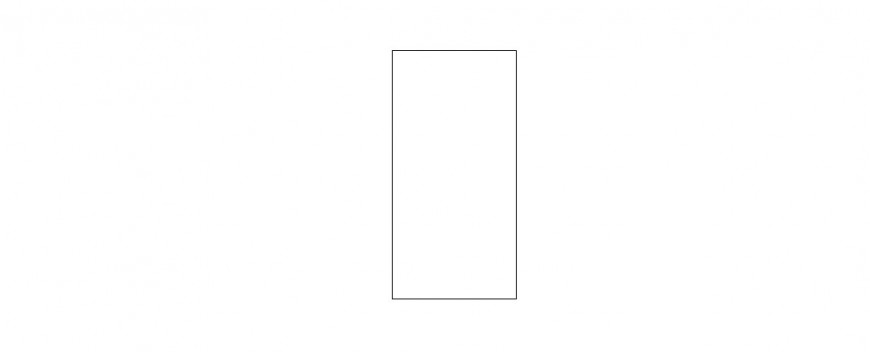 Common rectangular table block cad drawing details dwg file
