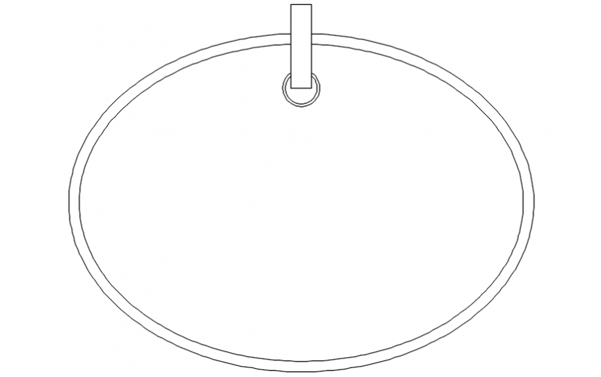 Common sink elevation block top view cad drawing details dwg file