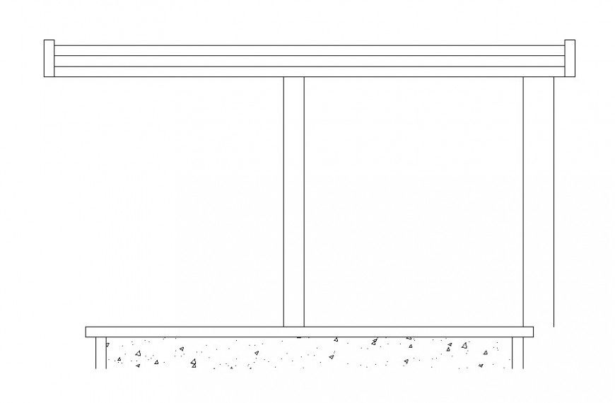 Common table elevation block cad drawing details dwg file