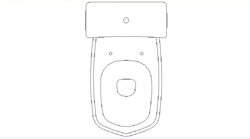 Common toilet sheet 2d elevation block cad drawing details dwg file