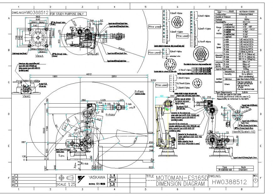 Complete machinery sectional detail file